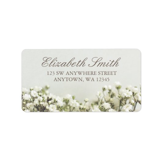  Baby's Breath Adresetiketten Etiket (Voorkant)