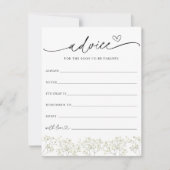 Baby's Breath Advies voor de ouders Douche Kaart (Voorkant)