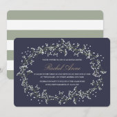 Baby's Breath Bat Mitzvah Kaart (Voorkant / Achterkant)