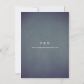 Baby's Breath Blauw Grijs Schoolbord Save The Date (Achterkant)