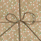 Baby's Breath Bloemen Boho Chic Doop Bruiloft Cadeaupapier