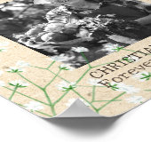 Baby's Breath Boho Rustic in het liefhebben van he Poster (Hoek)