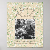 Baby's Breath Boho Rustic in het liefhebben van he Poster (Voorkant)