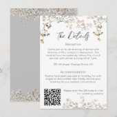 Baby's Breath Bruiloft Behuizing Kaart (Voorkant / Achterkant)