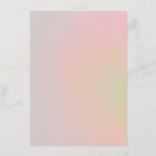 Baby's Breath Bruiloft Details Informatie Gast Informatiekaartje (Achterkant)