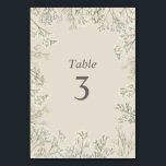 Baby's Breath bruiloft Kaart<br><div class="desc">Illustratie gypsophila baby's adem rond rand met rustieke off witte achtergrond en grijze tekst.</div>