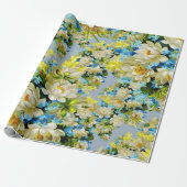 Baby's Breath cadeau papier en (Uitgerold)