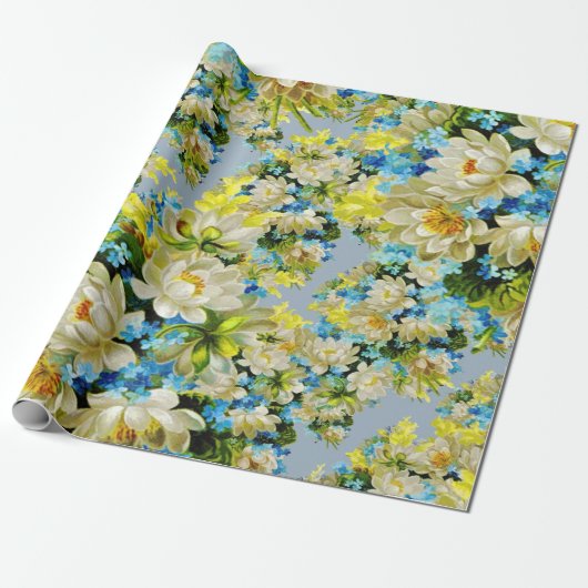 Baby's Breath cadeau papier en (Uitgerold)