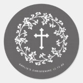 Baby's-breath doopsel Stickers (Voorkant)