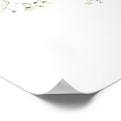 Baby's Breath Eerste Communie Welkom Poster (Hoek)