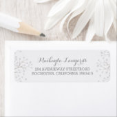 Baby's Breath Elegant White Wedding Etiket (Insitu)