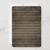 Baby's Breath en Lavendel Rustiek Vrijgezellenfees Kaart (Achterkant)