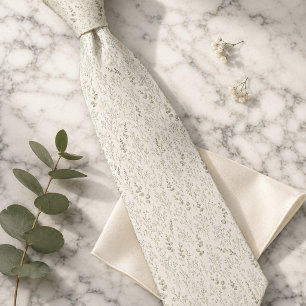 Baby's Breath & Eucalyptus Bloemstuk Stropdas