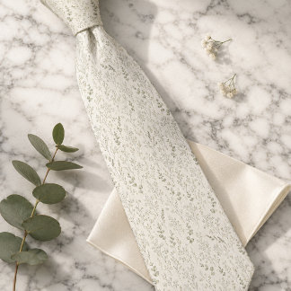 Baby's Breath & Eucalyptus Bloemstuk Stropdas