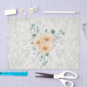 Baby's Breath, Eucalyptus & Champagne Pansies Tissuepapier (Craft)