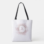 baby's breath floral frame bridesmaid tote bag (Achterkant)