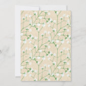 Baby's Breath Floral zal je zijn mijn meid van eer Kaart (Achterkant)