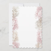 Baby's Breath flowers | Wedding Kaart (Achterkant)