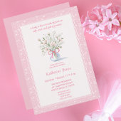Baby's Breath Glitter Baby shower Kaart