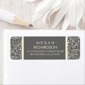 Baby's Breath Gold Lijst Bloemenbruiloft Etiket (Insitu)