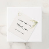 Baby's Breath Goud Bedankjes Labels (In situ)