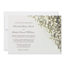  Baby's Breath Huwelijksuitnodigingen
