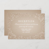 Baby's Breath Karton Inspiratie Reception Kaart (Voorkant / Achterkant)