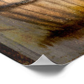 Baby's Breath Lantern Rustic Wedding Welcome Sign Poster (Hoek)