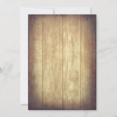 Baby's Breath Mason Jar Barn Engagement Party Kaart (Achterkant)