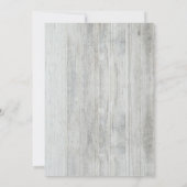 Baby's Breath Mason Jar Rustic Rehearsal Kaart (Achterkant)