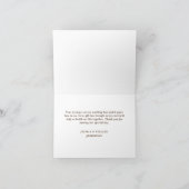 Baby's Breath Mason Jar Rustic Waterverf Bedankkaart (Binnen)