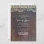 Baby's Breath Mason Jar Rustieke Foto Afstuderen Kaart (Achterkant)