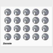 Baby's Breath-metselpot Rustic Grey Stickers (Vel)