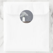Baby's Breath-metselpot Rustic Grey Stickers (Tas)