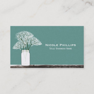 Baby's Breath-metselpot Rustic Visitekaartje
