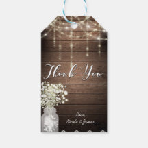Baby's Breath Metselwerk Lampen & Houten Bruiloft
