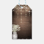 Baby's Breath Metselwerk Pot Lichten & Houten Trou Cadeaulabel (Achterkant)