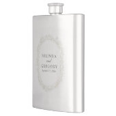 Baby's Breath Monogram Gipsbloem Bloemstuk Bruilof Flacon (Links)