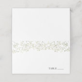 Baby's Breath Naam Plaatskaartjes (Buitenkant ongevouwen)