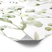 Baby's Breath Religieuze bruiloft Welkom Poster (Hoek)