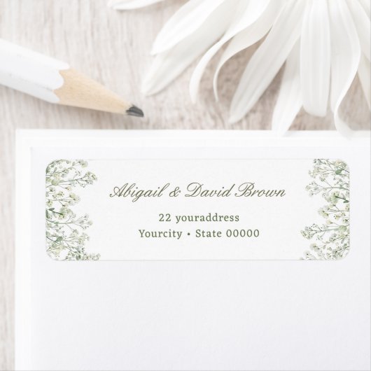 Baby's Breath Retouradres Etiket (Insitu)