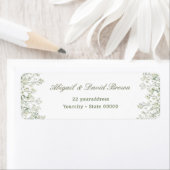 Baby's Breath Return Address Etiket (Insitu)