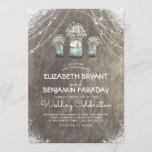 Baby's Breath Rustic String Lights Schuur Huwelijk