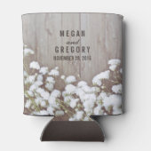 Baby's Breath Rustic Wedding Blikjeskoeler (Achterkant)