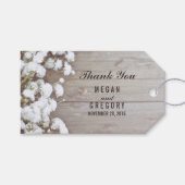 Baby's Breath Rustic Wedding Cadeaulabel (Voorkant (Horizontaal))