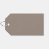 Baby's Breath Rustic Wedding Cadeaulabel (Achterkant Horizontaal)