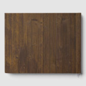 Babys Breath Rustic Wedding Guest Book Gastenboek (Achterkant)