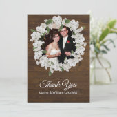 Babys Breath Rustic Wedding - Hartelijk dank Bedankkaart (Staand voorkant)