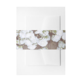 Baby's Breath Rustic Wedding Uitnodigingen Wikkel