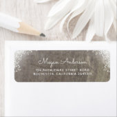 Baby's Breath Rustieke Houten Hoeken Bruiloft Etiket (Insitu)